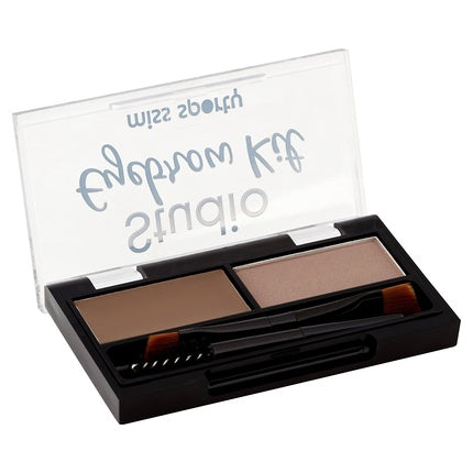 Miss Sporty Studio Eyebrow Kit - 001 Medium Brown, 1.1g