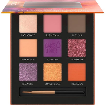 Catrice Colour Blast Eyeshadow Palette 010 Gorgeous Plums Neutrals and Reds with Water Activated Cake Liner Vegan and Cruelty Free