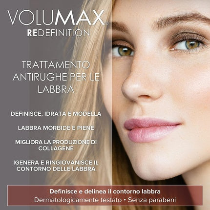 Volumax Redefinition Lip Care Anti-Aging Nourishing Lip Balm with Vitamin E and Retinol 15ml