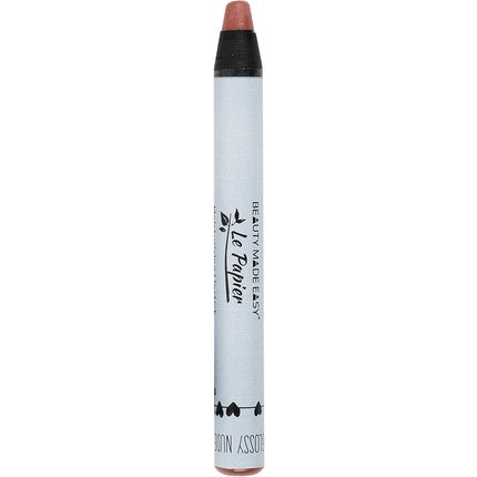 Beauty Made Easy Le Papier Dark Nude Moisturising Vegan Glossy Lipstick Dusty Rose 6g