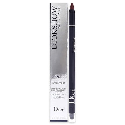 Christian Dior DIORSHOW 24 H EYE PEN WP 861 Matte Red 1 Count
