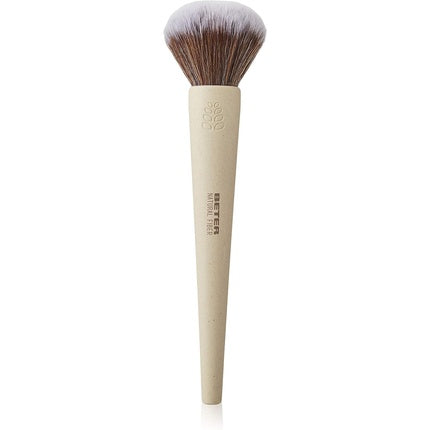 Beter Powder Makeup Brush Synthetic Hair Cruelty-Free Wheat Fiber Handle Sustainable and Recyclable