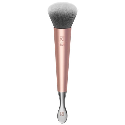 Real Techniques Dual-Ended Face Brush with Stainless Steel Scoop