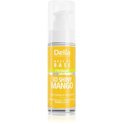 Delia Vitalizing Vegan Brightening Base So Shiny Mango 30ml