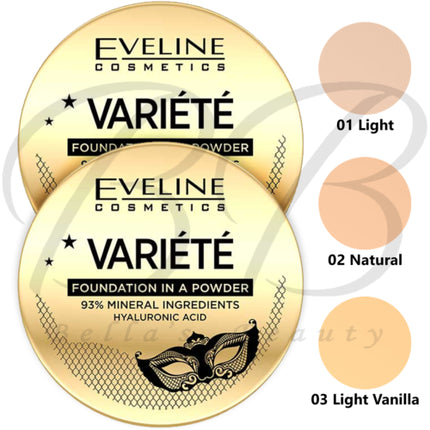 Eveline Variety Mineral Foundation Powder 01 Light 8g
