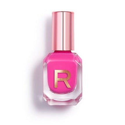 Makeup Revolution High Gloss Aqua Nail Polish - Lemon, 10 Ml