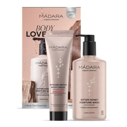 Madara Organic Natural Body Love Duo Gift Set - Body Moisturizer and Cleanser