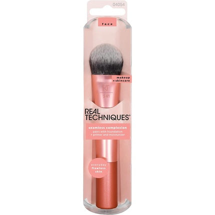 REAL TECHNIQUES Seamless Complexion Makeup Brush for Liquid and Cream Foundations and Brightening Concealer Makeup Brush