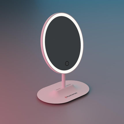 Humanas HS-ML03 Makeup Mirror with LED Lighting - White