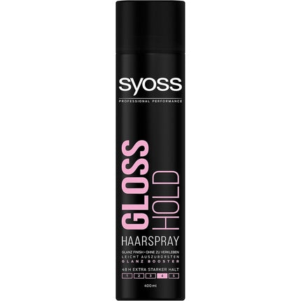 Syoss Hairspray Gloss Hold Level 4 Extra Strong 400ml