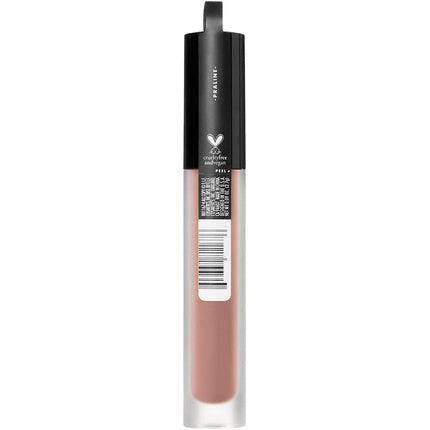 Liquid Matte Lipstick Long Lasting Quick-Drying Smudge-Proof Nourishes Conditions Moisturizes Praline Enriched with Vitamin E 3ml