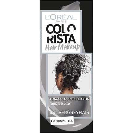 L'Oreal Colorista Hair Makeup Silver Gray Brunette Temporary Hair Color 30ml