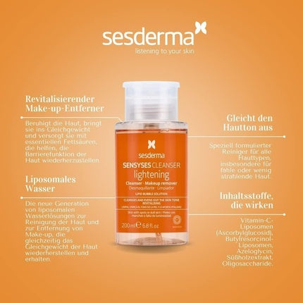 Sesderma Sensyses Lightening Cleanser Cleansing Makeup Remover 200ml