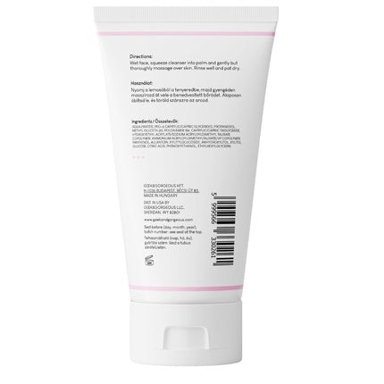 Geek & Gorgeous JELLY JOKER Gentle Gel Face Cleanser Makeup Remover for All Skin Types Including Sensitive Skin 150ml Tube