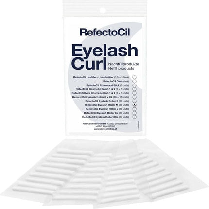 Refectocil Refill Eyelash Curls for Eyelash Curling Pack of 36 - Choice Of 5 Sizes XXL