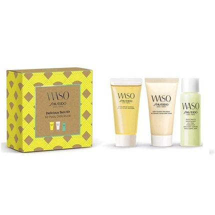Shiseido Waso Quick Gentle Cleanser 30ml + Soft Cushy Polisher 30ml + Quick Matte Moisturizer 30ml Set