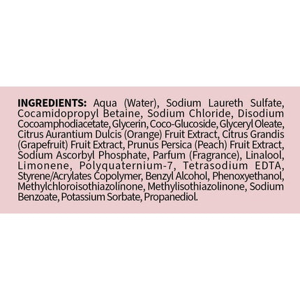 Dicora Citrus & Peach Vitamin C Bath Gel 750ml
