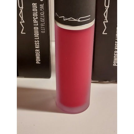 MAC Powder Kiss Liquid Lipcolour Matte Ruby Boo 0.17oz - New in Box