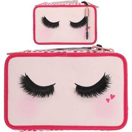 Depesche Topmodel Triple Pencil Case 11481 Beauty Girl Filled With Eyelashes
