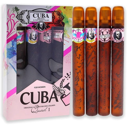 Cuba Cuba Quad I Women 4 Piece Gift Set