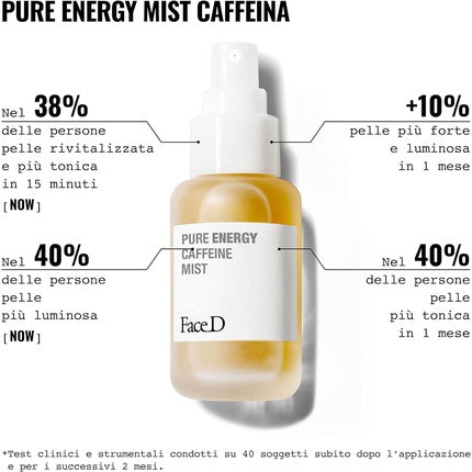 Face D Pure Energy Spray Energy Saving and Balancing Face Spray with Caffeine and Prebiotics 50ml
