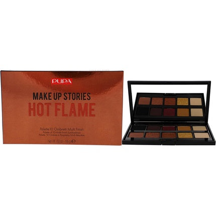 Makeup Stories Palette Eyeshadow Palette 002 Hot Flame 18g