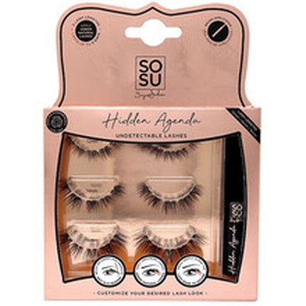Bomb Cosmetics Hidden Agenda Undetectable Lashes - Trsove Umele Rasy 12-16 Mm