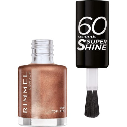 Rimmel 60 Seconds Super Shine Nail Polish 709 Topless 8ml