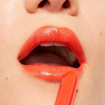 3INA Makeup The Color Lip Glow 170 Coral Red Lip Balm with Shea Butter 1.60g