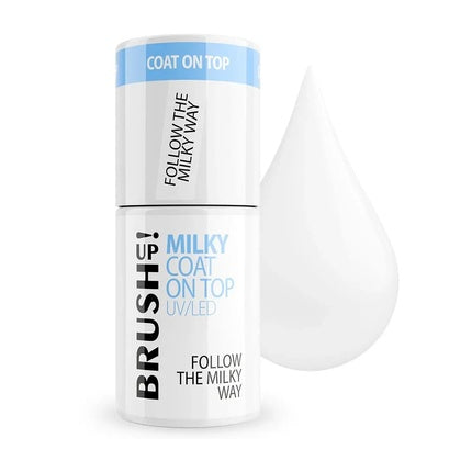 Brushup Milky Coat On Top Uv Led Hybrid Top Follow The Milky Way 5g