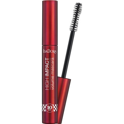 Isadora High Impact Volume Mascara Black Water Resistant Smudge Proof Vegan