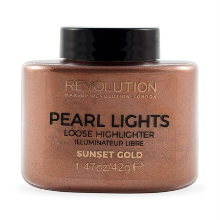 Revolution Pearl Lights Loose Highlighting Powder Sunset Gold