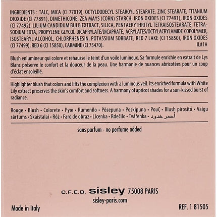 Sisley L'Orchidée Pink Palette