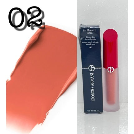 Giorgio Armani Lip Maestro Satin Lip Gloss 4ml - Various Shades Brand New Packaged