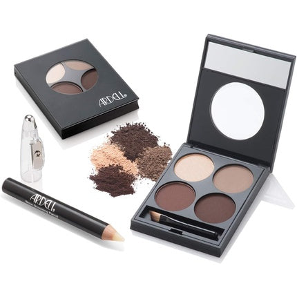 Ardell Brow Defining Kit with Eyebrow Powder, Care Stick, and Eyebrow Brush