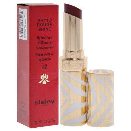 Sisley Phyto-Rouge Shine Lipstick 42 Sheer Cranberry Lipstick Women 0.1 oz