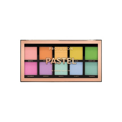 Profusion Cosmetics 10 Shade Eye Pastel Palette