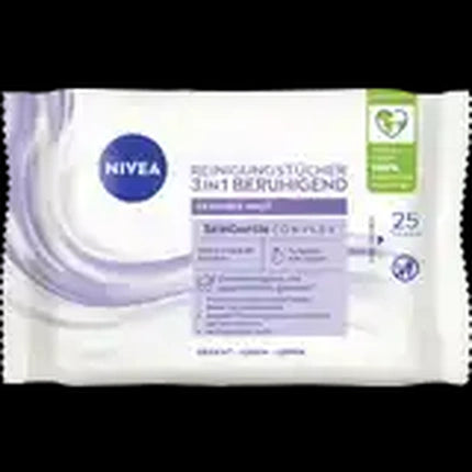 Nivea 3 In 1 Soothing Cleansing Wipes 250 Ml