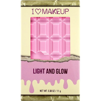 I Heart Revolution Mini Chocolate Face Palette Light & Glow 2 Shades 11g