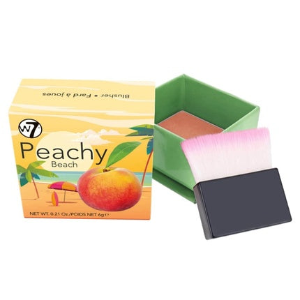 Peachy Beach Blush W7 Orange Blush 6g