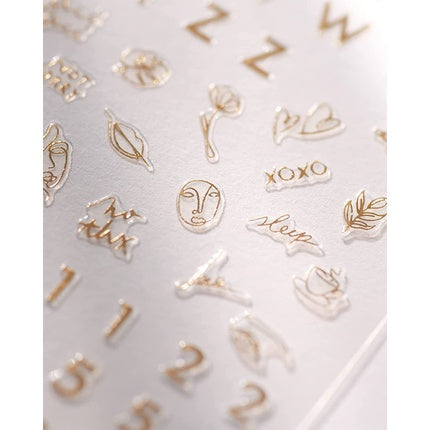 Catrice Name It Nail Stickers Gold Long Lasting 91 Pieces