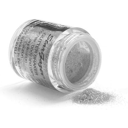 Stargazer Silver Glitter Shaker for Eyes, Lips, Face, Body, Hair and Nails