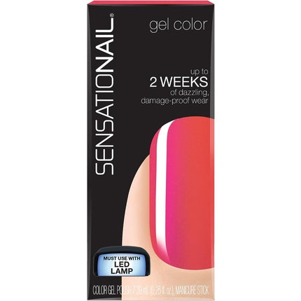 Sensationail Semi-Permanent Gel Nail Polish Mostly Mint Tropical Punch