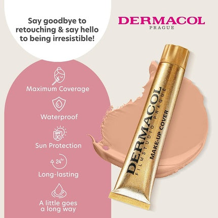 Dermacol Full Coverage Liquid Matte Foundation with SPF 30 30g Shade 209