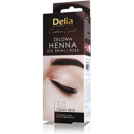 Delia Cosmetics Black Eyebrow & Eyelashes Tint Innovative Formula 15ml