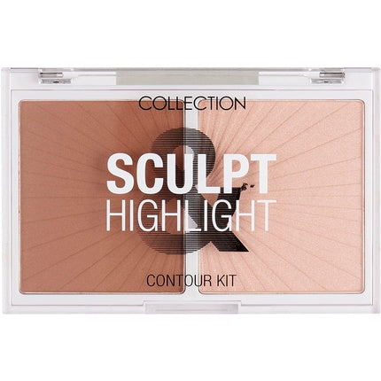 Collection Cosmetics Pocket-Sized Powder Sculpt Contour and Highlight Kit 10g