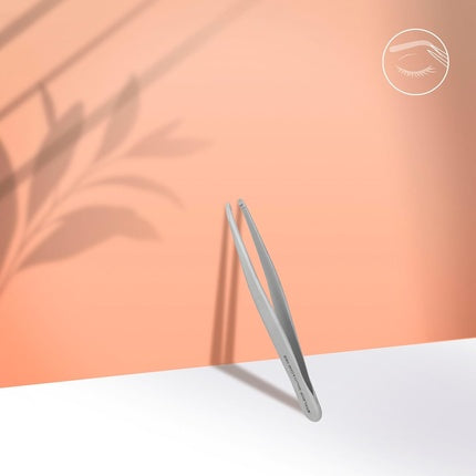 P-08 Eyebrow Tweezers with PVC Protective Case 9.5cm
