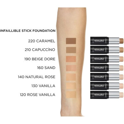 L'Oreal Infaillible Long Wear Shaping Stick Foundation- 120 Rose Vanilla