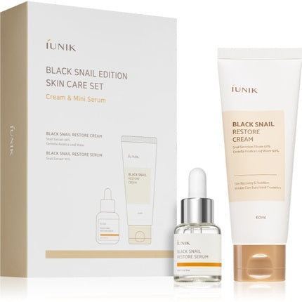 iUnik Black Snail Gift Set - Skin Regeneration