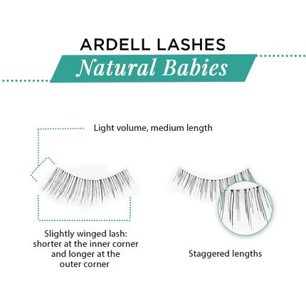 ARDELL Natural Babies Black 4 Pack 25g